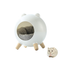 TUTU&LELE hamster hideout round sphere provides a cozy, safe resting space