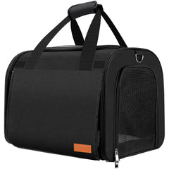 TWDEPART cat carrier backpack breathable mesh panels promote airflow on journeys.