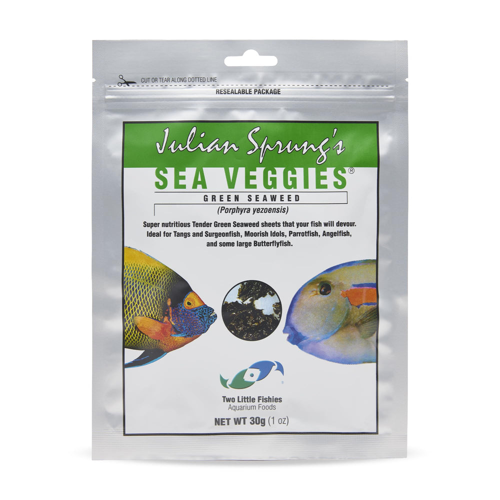 Two Little Fishies Sea Veg-Green Seaweed sheets provide natural nutrition and easy feeding.