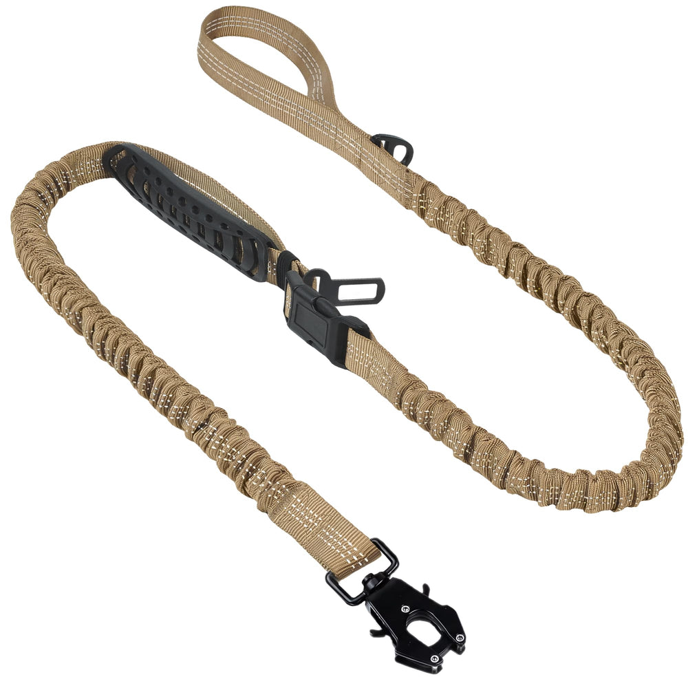 TwoEar tactical leash with reinforced stitching for strong dogs during daily walks