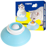 TYBOPCE slow feeder cat bowl with rotating ball promotes gentle meals.
