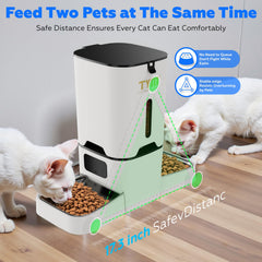 TYM Dual Feeder with 7L capacity for longer intervals between refills