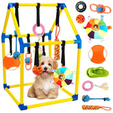Tynexal Puppy Play Gym with random color toy stimulates curiosity and play