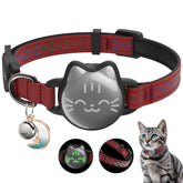 Typecase waterproof Airtag cat collar shown on a curious kitten for outdoor adventures.