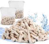 U0U crushed coral aquarium filter improves water clarity and stabilizes pH