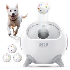 uahpet automatic ball launcher with obstacle detection keeping play safe during fetch