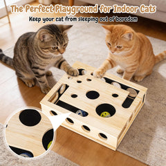 Uceento durable solid wood construction for daily scratching and play