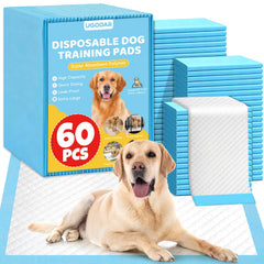 UGODAR 60-pack extralarge dog pee pad, 34x28, versatile potty training scenario.