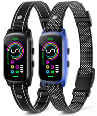 UJYOIIY bark collar with 5 training modes supports customizable training for dogs.