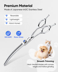 ULG tension adjustment enables precise control during grooming.