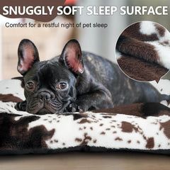 ULIGOTA crate bed side view highlighting non-slip bottom for steady placement