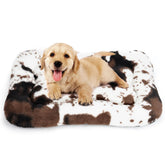 ULIGOTA dog bed crate pad with soft fluffy surface for cozy crate comfort.