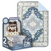 ULIGOTA washable pee pads offer a large 48x32 inch surface to protect floors.