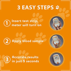 UltiCare iPet Pro log book for tracking glucose trends