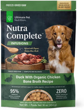 ULTIMATE PET NUTRITION Nutra Complete Infusions duck bone broth 1lb for enhanced meals