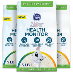ULTRA Cat's Pride health-monitor litter color indicator signaling pH shifts for awareness