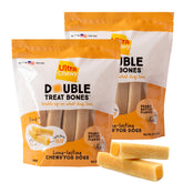 Ultra Chewy peanut butter double treat bones outer layer for lasting chewing