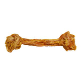 Ultra Chewy turkey tendon knotted bone front view, long-lasting dog chew