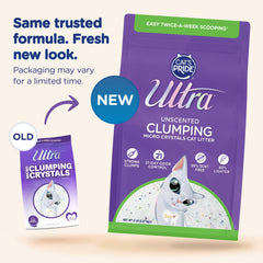ULTRA dust-free micro crystals cat litter keeps your home cleaner