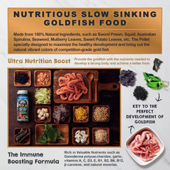 Ultra Fresh all-natural ingredients support balanced nutrition for goldfish