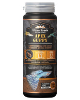 Ultra Fresh Apex Guppy Food sword prawn blend entices picky guppies.