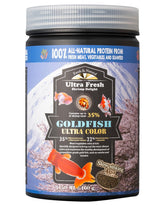 Ultra Fresh color-enhancing goldfish food boosts vibrant colors in aquarium
