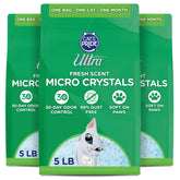 ULTRA Ultra Fresh packaging showing 15 lb trio, highlighting odor control