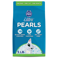 Ultra Pearls cat litter dust-free crystals for a cleaner home.