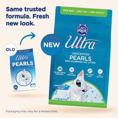 ULTRA Ultra Pearls soft paws closeup shows gentle comfort for cats.
