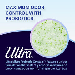 ULTRA litter close-up emphasizes soft paw feel for comfortable scooping and use.