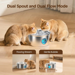 UMOCUOY cat water fountain easy-clean design for quick maintenance