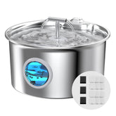 UMOCUOY cat water fountain stainless steel; durable, easy-clean hydration source for pets.
