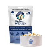 Under the Weather Bland Diet dog bag front showing packaging and branding