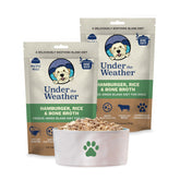 Under the Weather Bland Diet dog pouch front, ready for quick use during tummy upset.
