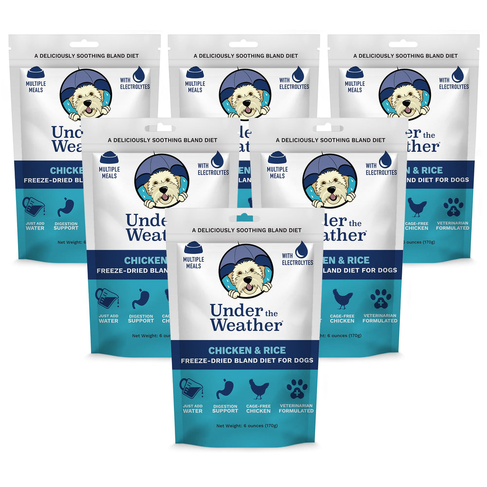 Under the Weather Bland Diet pouch ready to rehydrate for travel or home use.