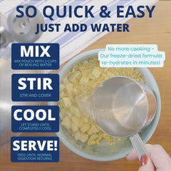 Under the Weather Bland Diet rehydrate steps: quick prep for upset stomach days.