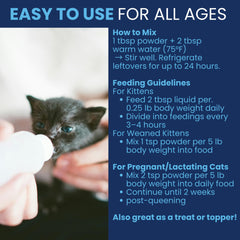 Under the Weather scoop with powder for precise kitten feeding
