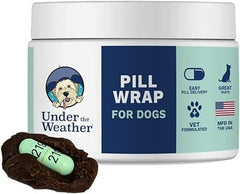 Under The Weather pill wrap for dogs hides medicine with delicious chicken flavor.