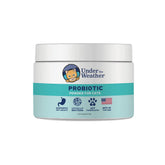 Under the Weather Pet Probiotics Powder bottle supports digestive balance for cats.
