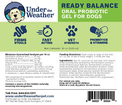 Under the Weather Ready Balance dial-a-dose tube enables precise daily dosing.