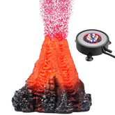 Uniclife volcano ornament in aquarium decor enhances habitat appeal