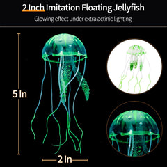 Uniclife glowing jellyfish 2 adds soft motion to your aquarium.