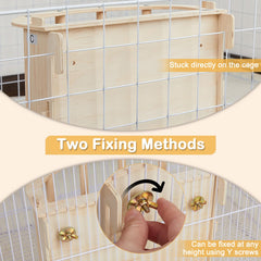 Unicorn Catcher open-top tray keeps hay accessible and reduces mess.
