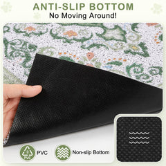 Unicorn Catcher soft PVC paw-friendly mat offers gentle footing for every step.