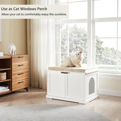 Top surface of Unipaws enclosure used as a nightstand or decor platform