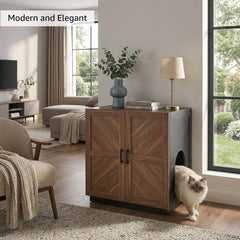 unipaws interior with storage shelf and divider for organization