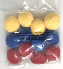 Unique Pet Products yellow squeaky ball for indoor fetch