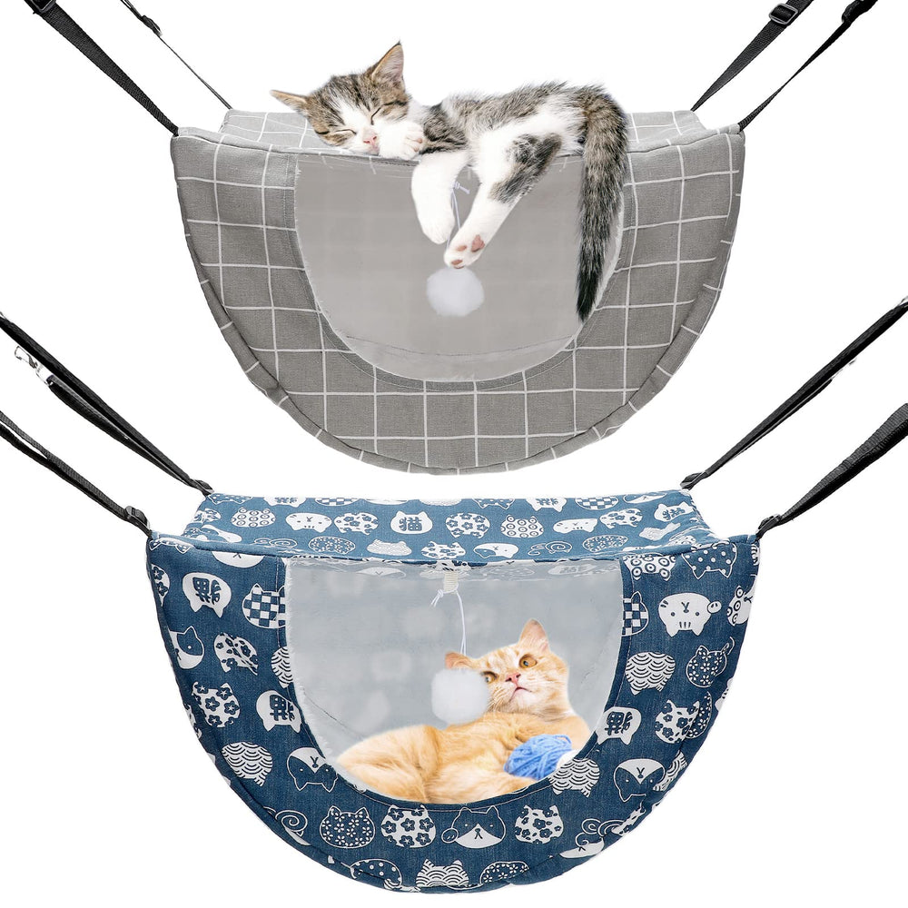 Unittype plush cat hammock provides cozy indoor lounging for your cat