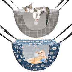 Unittype plush cat hammock provides cozy indoor lounging for your cat