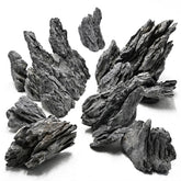 Unocho Seiryu stone natural formation enhances aquarium scenery and caves
